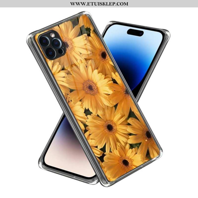 Etui do iPhone 14 Pro Max Intensywne Słoneczniki